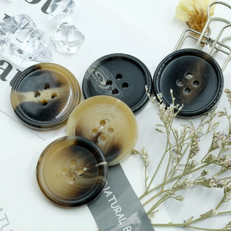 overcoat-plastic coat buttons