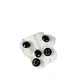 The black shank button is a sophisticated and versatile fastening element. Its deep - black hue exudes a sense of elegance and formality, making it suitable for both classic and contemporary fashion styles.