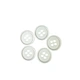 2024 Wholesale High Grade White Round Button Resin Sustainable 4-hole Garment Coat Shirt Buttons for Clothing
