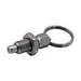 Achieve quick, tool-free adjustments with our durable spring loaded pull pin, designed for smooth operation in industrial applications.