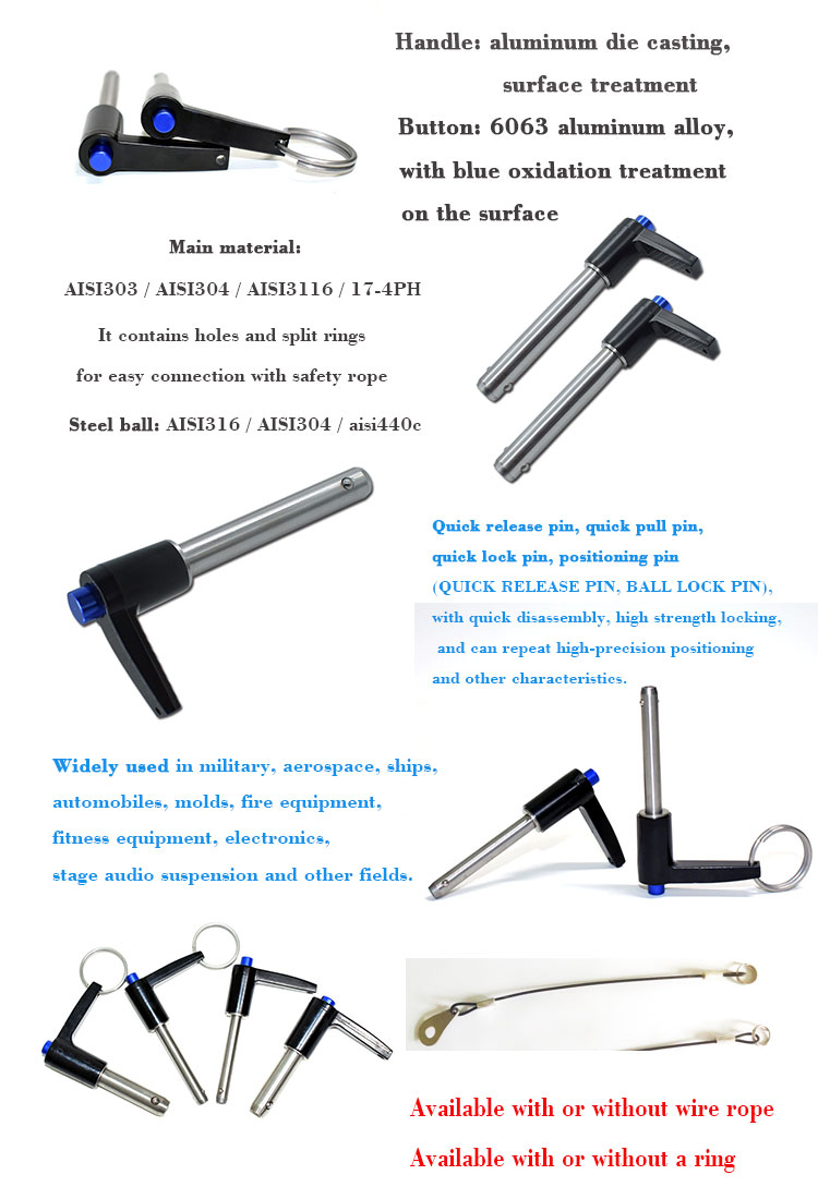 Trusted by pros: L handle quick release pin and push button lock pins offer durability, speed. Great for aerospace, repair. Shop now!