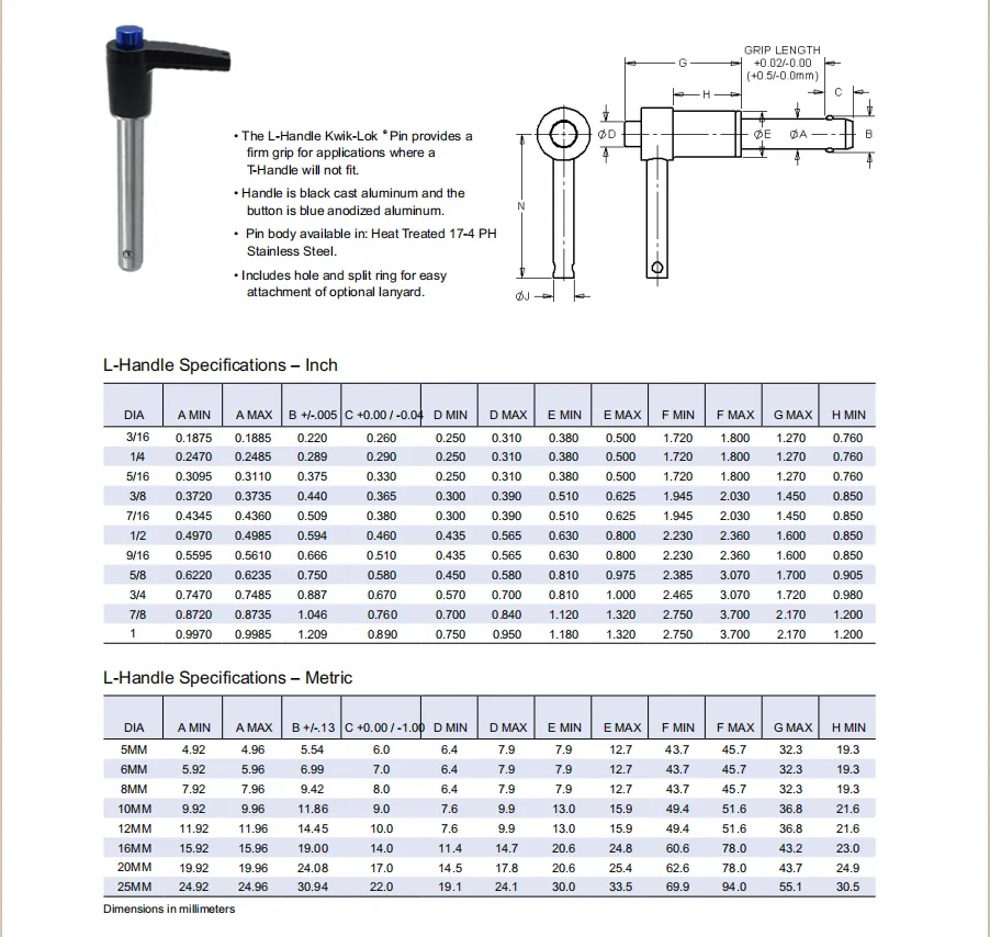 Quick release pin push button ensures efficient, secure holds. For manufacturing, repair, hobbies. Premium build, unbeatable prices. Shop today!