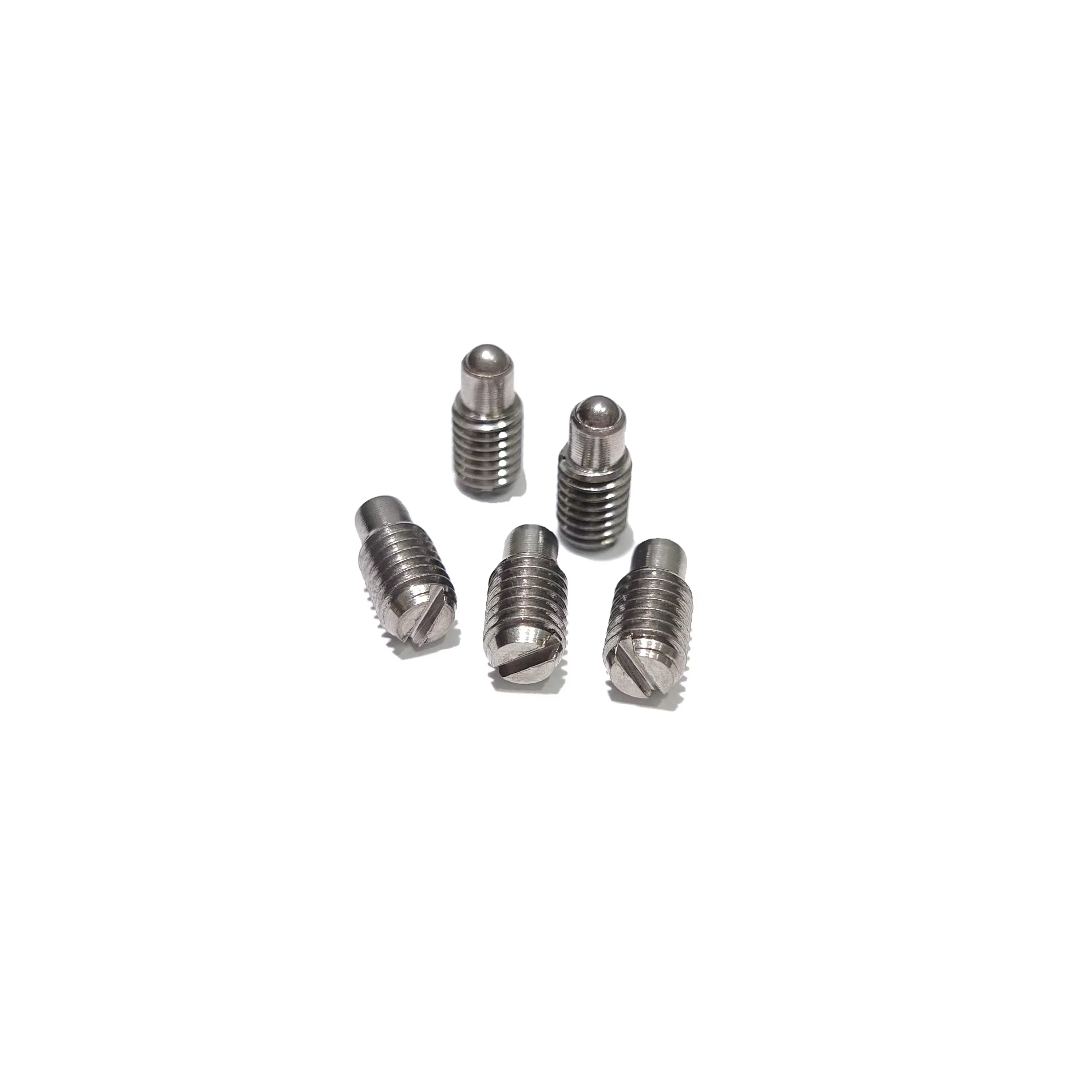 Ball Nose Spring Plungers – Smooth & Accurate – Designed for precision applications, these plungers offer controlled movement and secure holding in tight spaces.