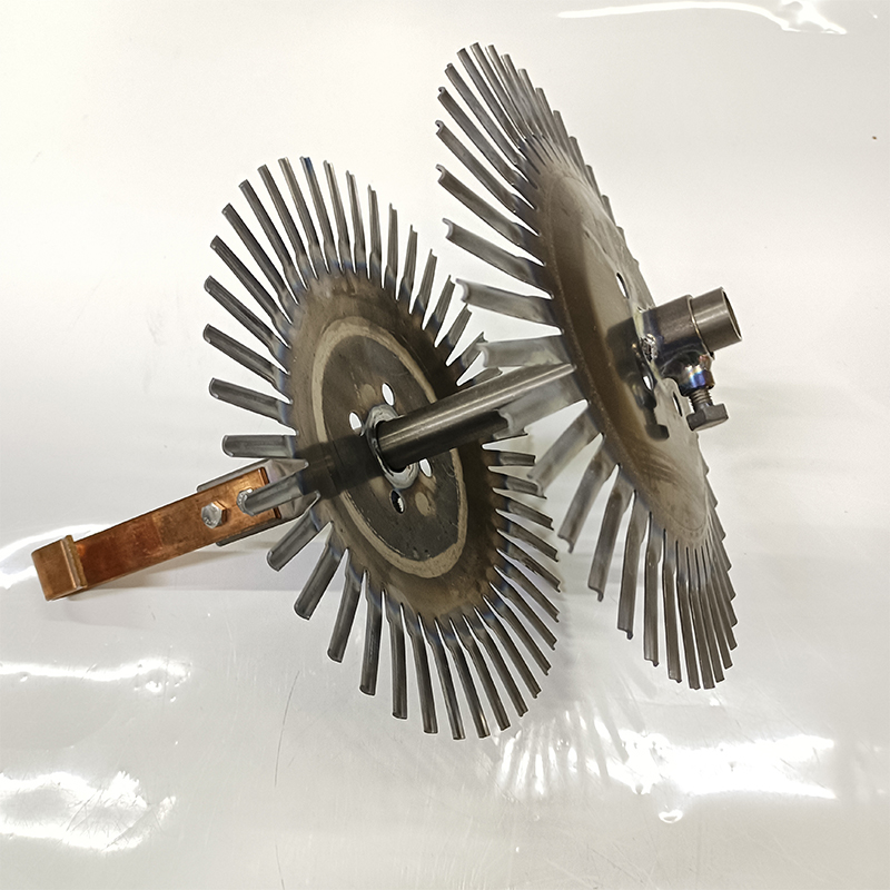 Titanium slot disc