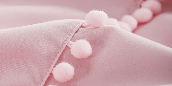 Pom-Pom Duvet Cover Set