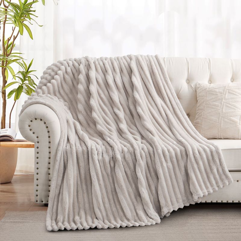 Striped Flannel Throw