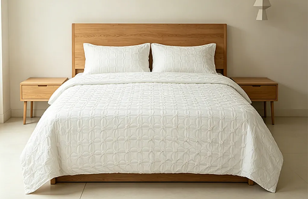 crumpled cloth duvet cover set
