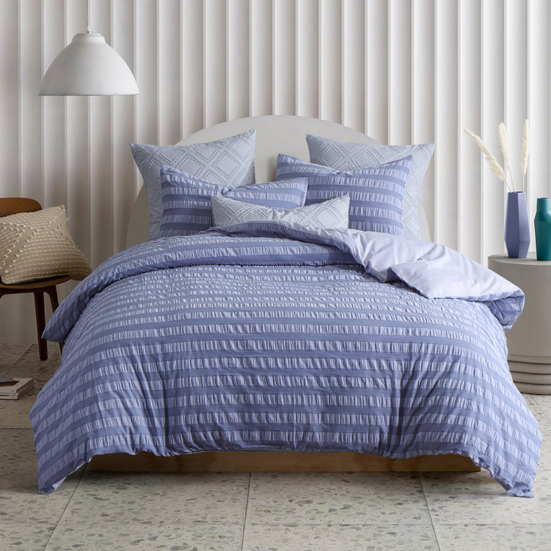 Seersucker Duvet Cover Set