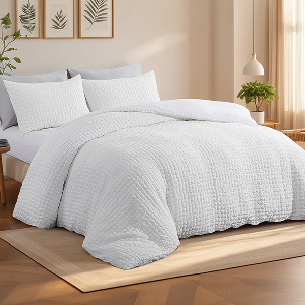 Crinkle Duvet Cover Set