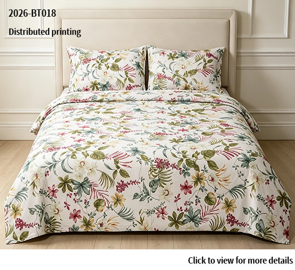 coarse twill print duvet cover set