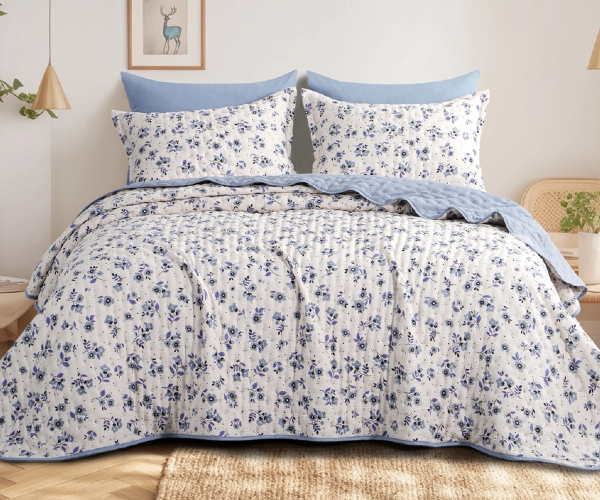 Printed Ultrasonic Bedspread