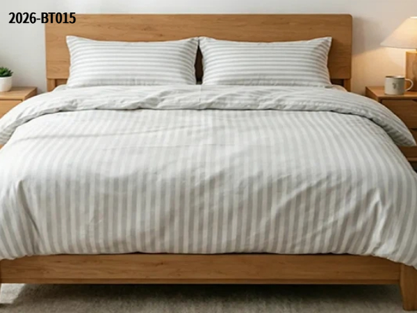 Jacquard Striped Duvet Cover Set