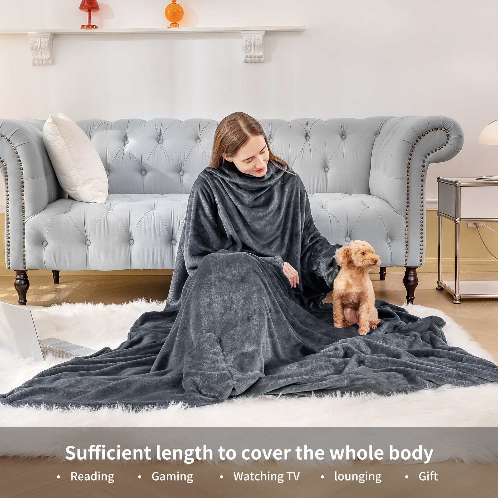 Hooded Wearable Blanket