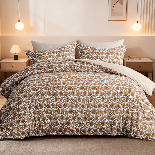 Printed Duvet Cover Set Cotton