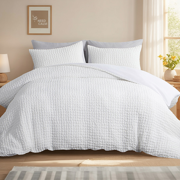 Crinkle Duvet Cover Set