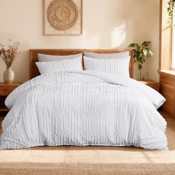 white duvet cover set