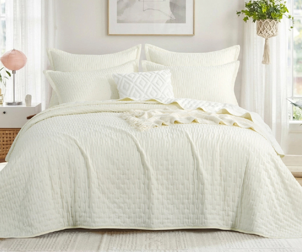 cotton quilted bedspreads