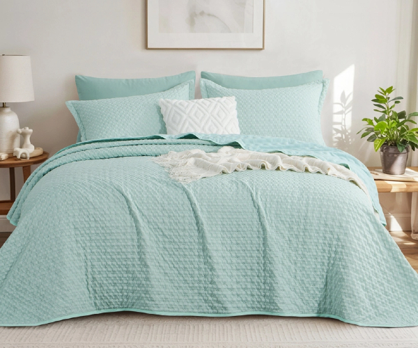 cotton quilted bedspreads