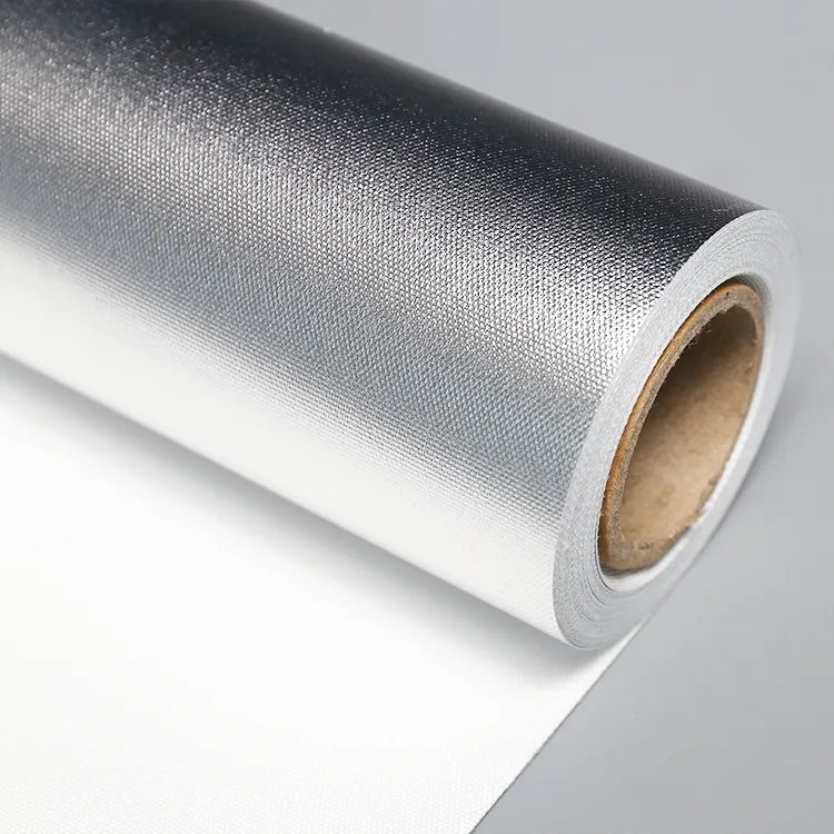 polyester silver canvas roll