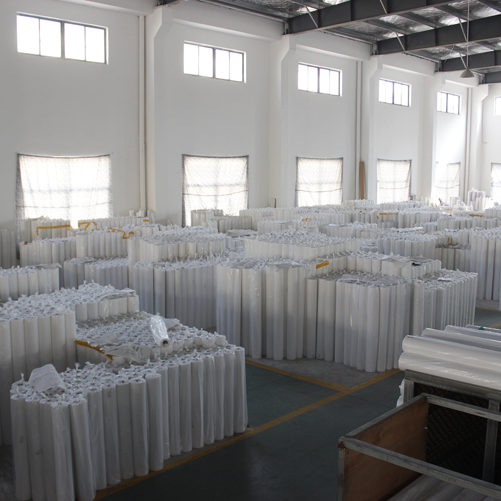 Cotton Canvas Roll Factory Warehouse Storage Area