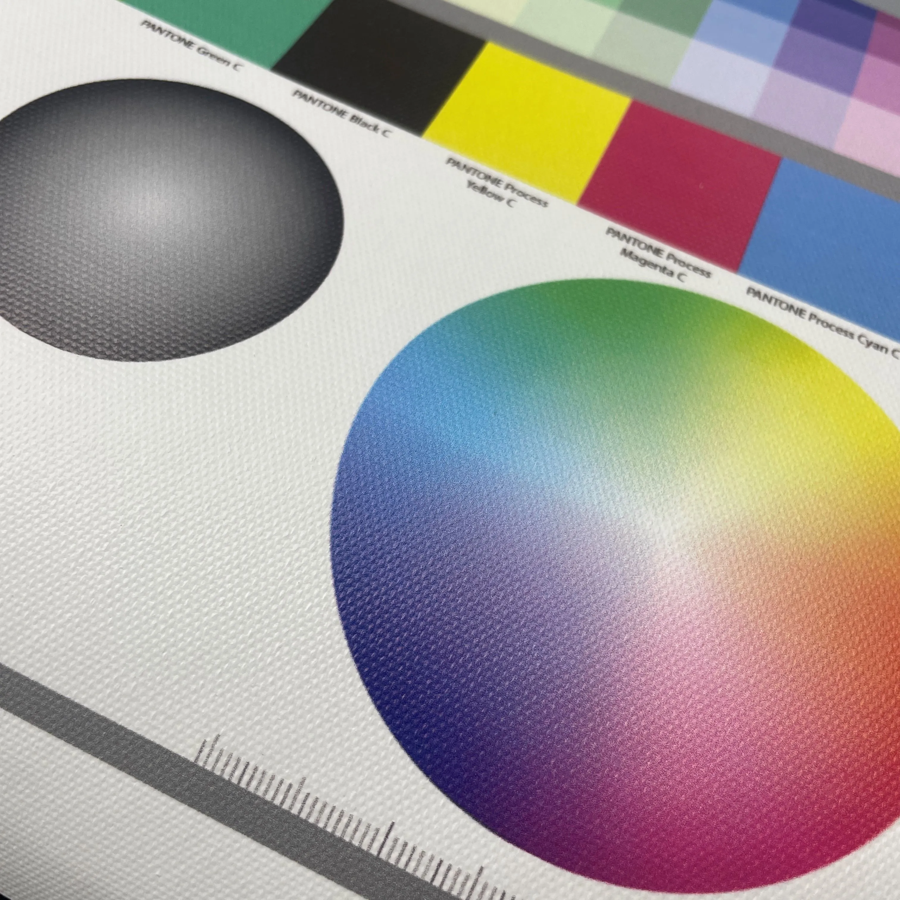 Inkjet Printable Cotton Canvas High-Resolution Print Sample