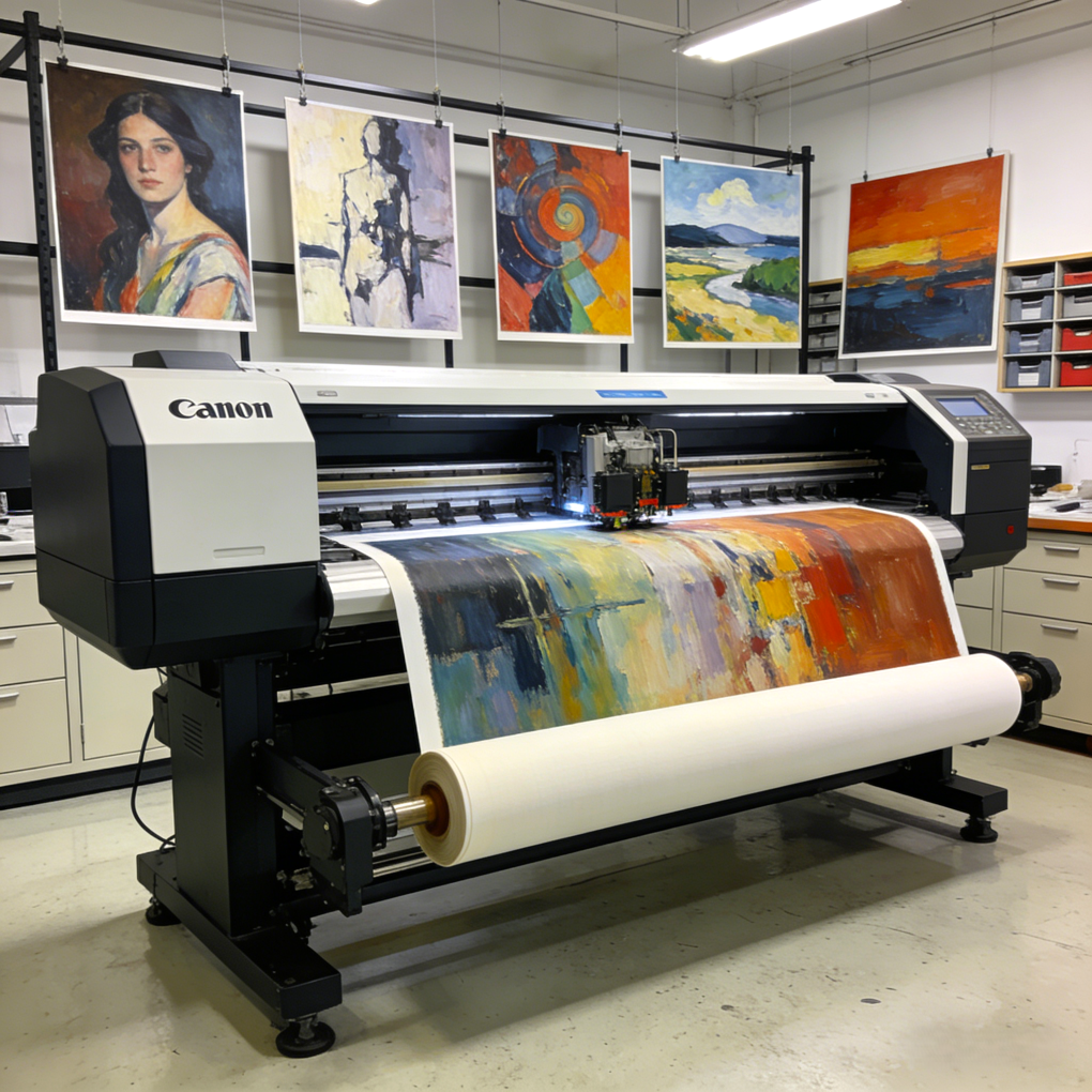 high resolution canvas printing