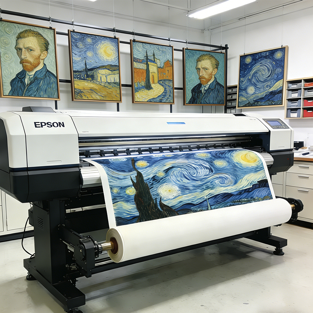 Inkjet Printable Canvas Printing Result on Poly-Cotton Canvas