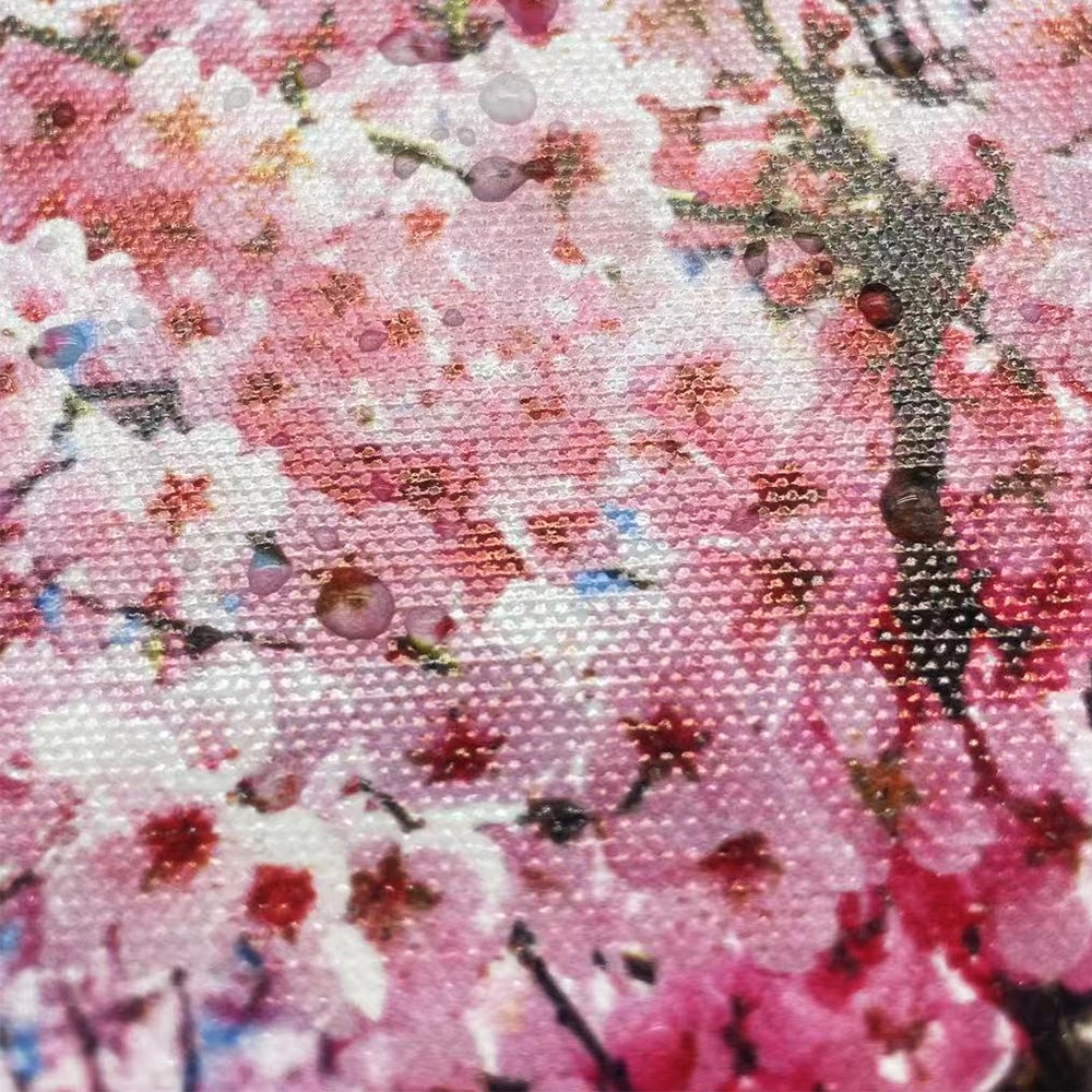 Waterproof Poly-Cotton Canvas Surface Coating Test