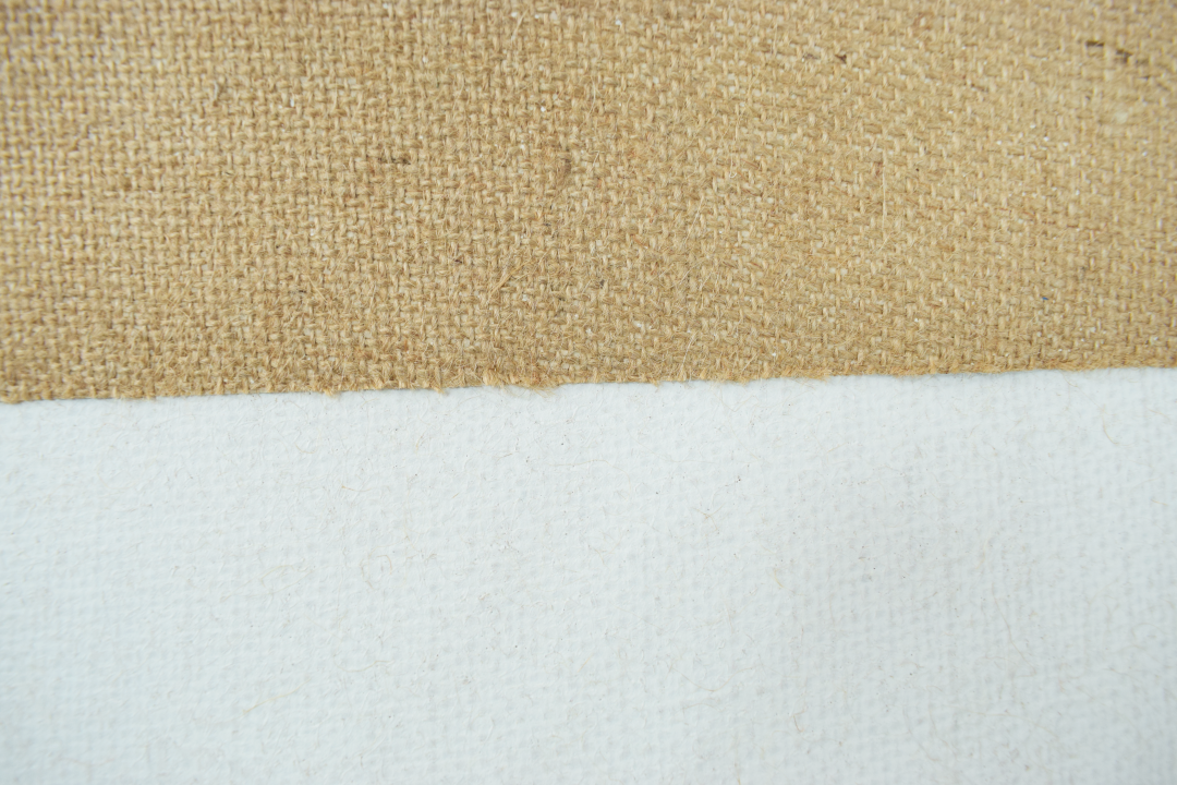 Close-up Texture of Painting Canvas Material