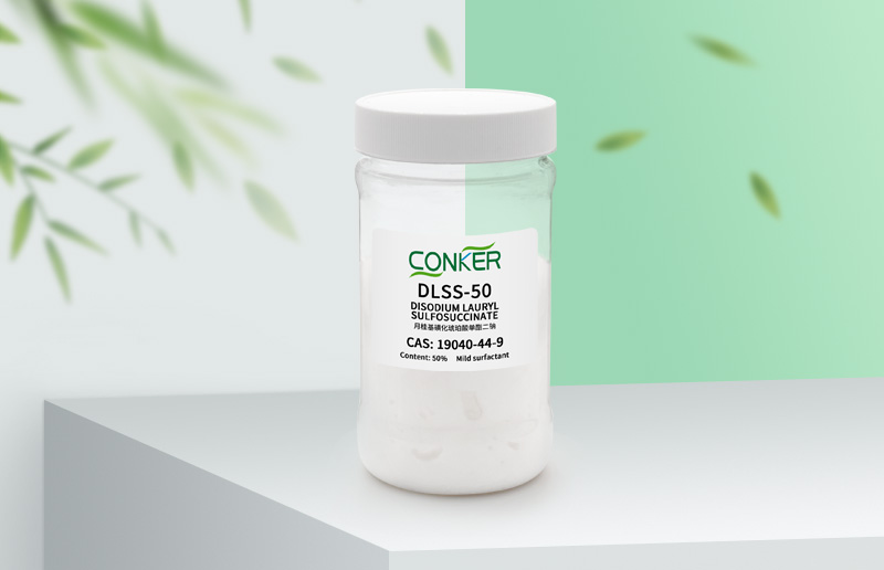 disodium lauryl sulfosuccinate is a mild cosmetic raw materials surfactant for shower gel