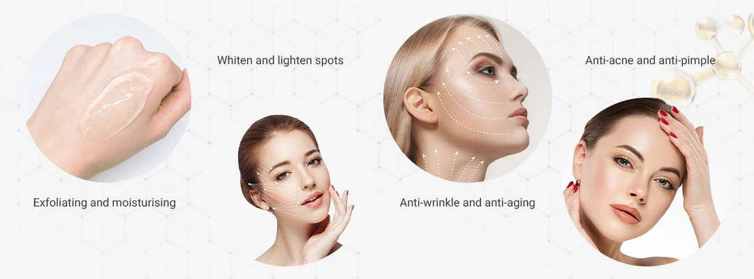 lactic acid liquid cosmetic grade face serum raw materials
