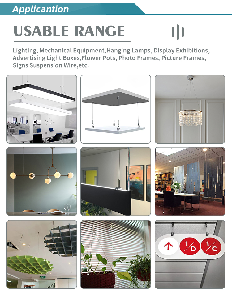 Strip lights, panel lights, safety signs,hanging lamp,display exhibitions, flower pot,picture frames