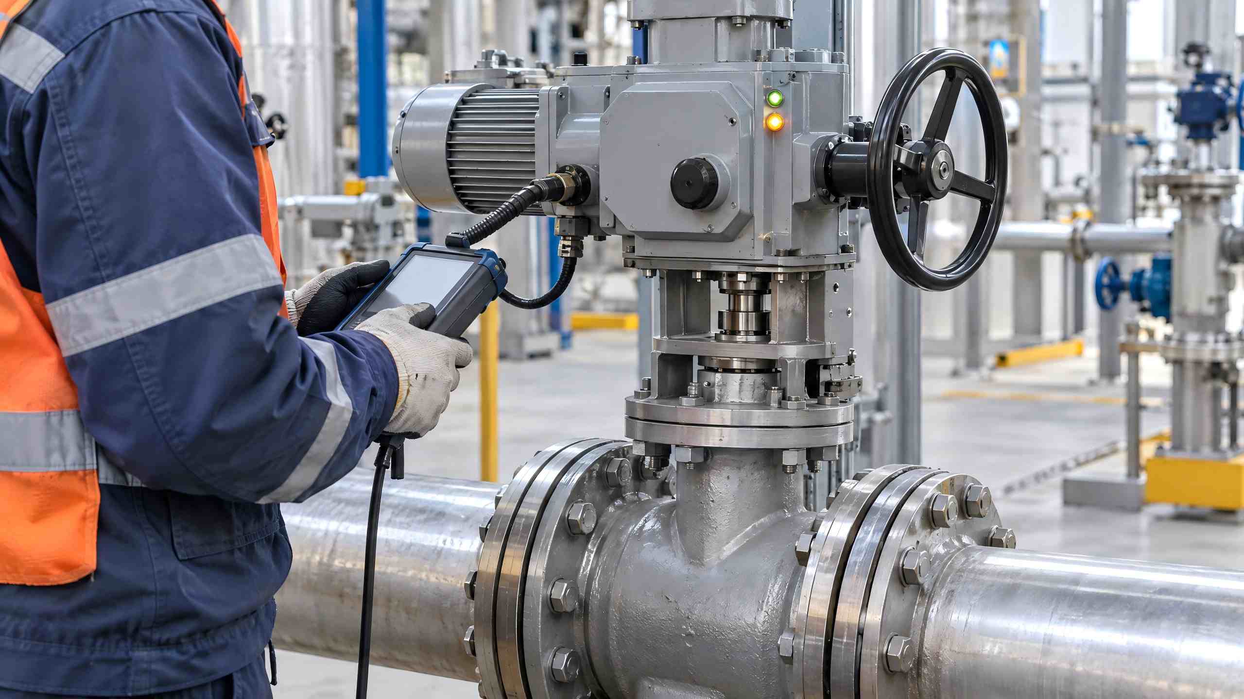 electric valve actuator article illustration