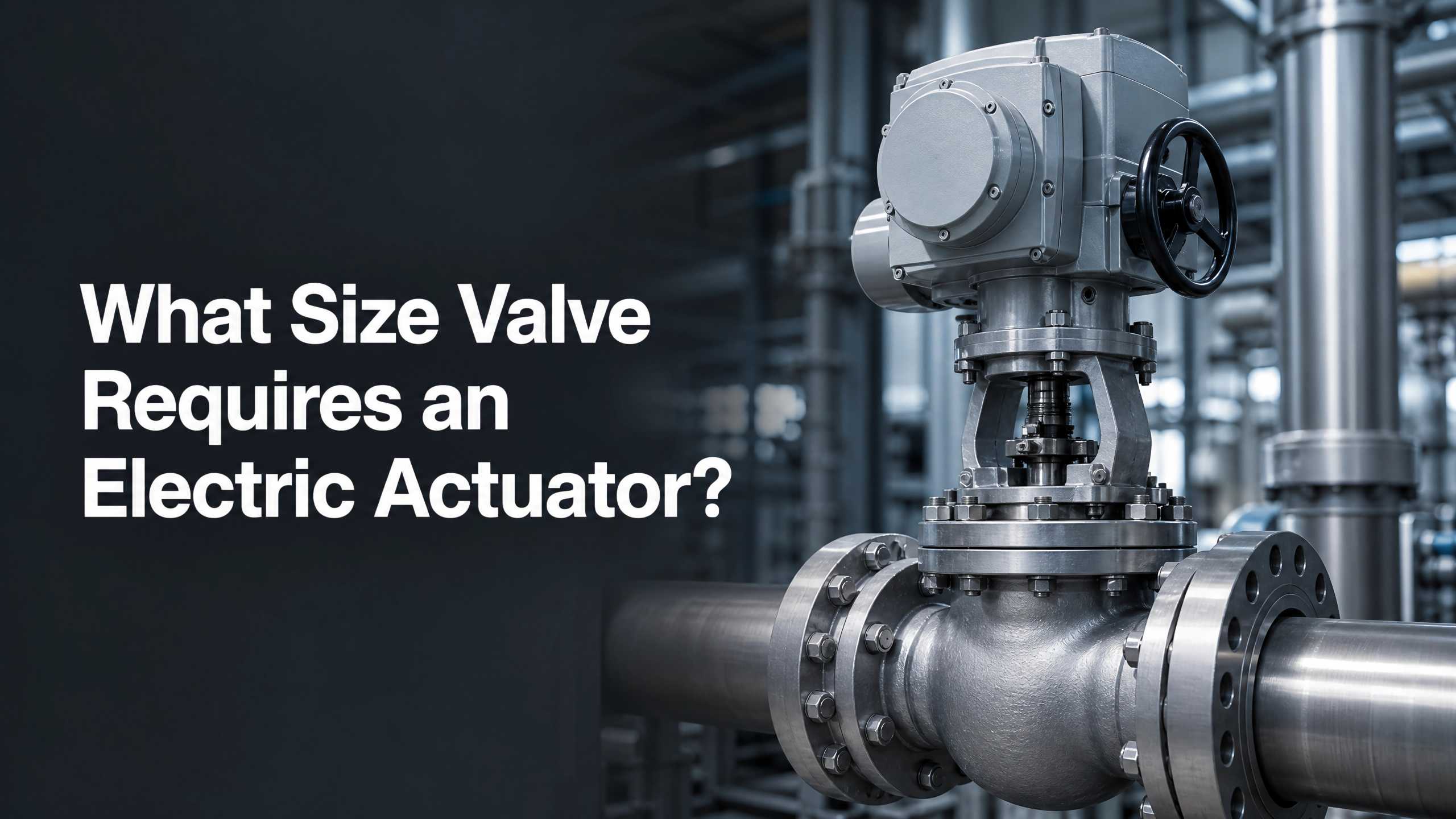 Industrial Electric Valve Actuator