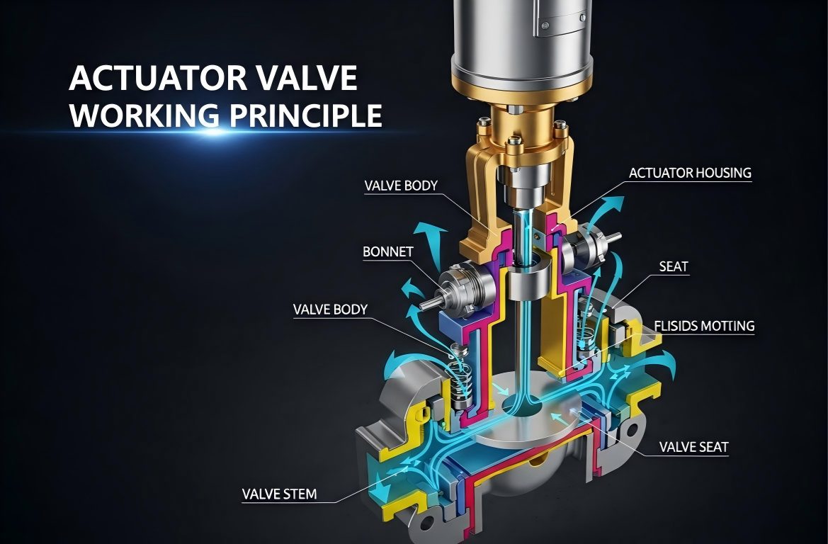 Actuator valve working principle
