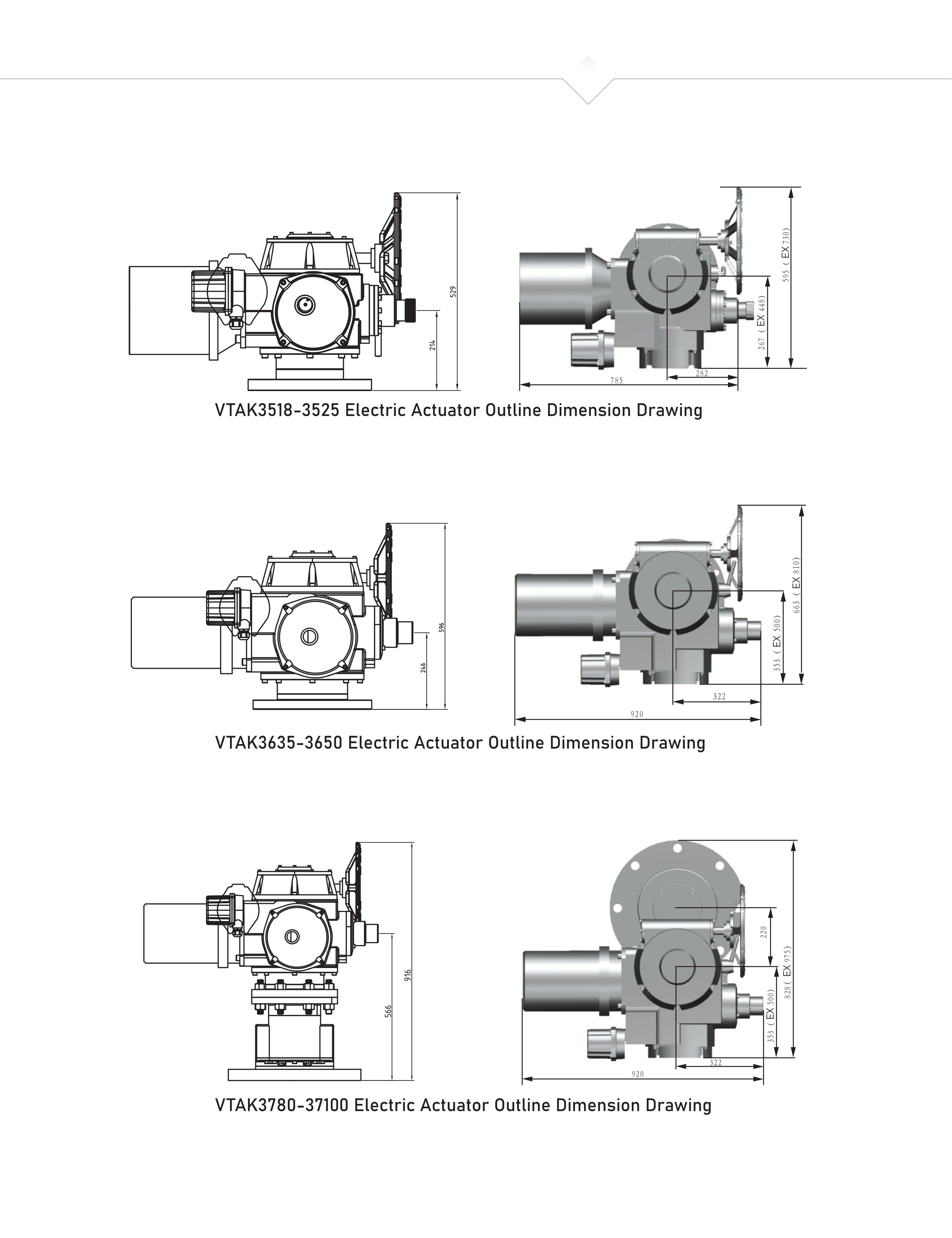 Actuator Outline Drawing