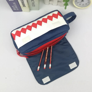 Cartoon Shark Multifunctional Pencil Case