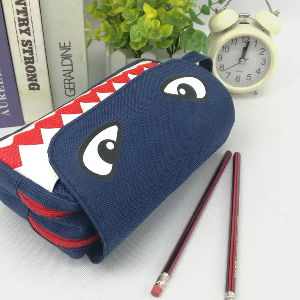 Cartoon Shark Multifunctional Pencil Case