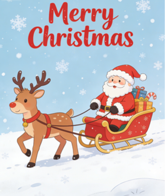 The Warm Glow of Christmas in Winter