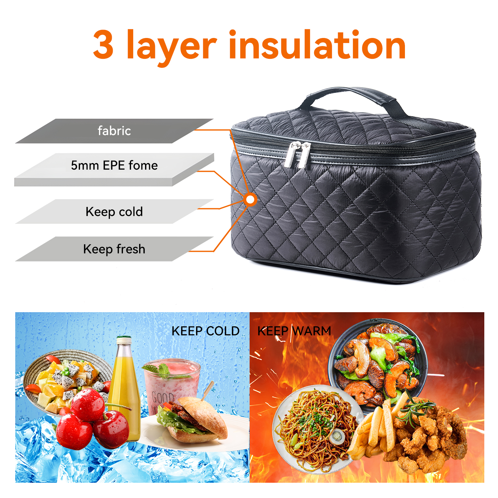 Simple Large Capacity Lunch Bag
