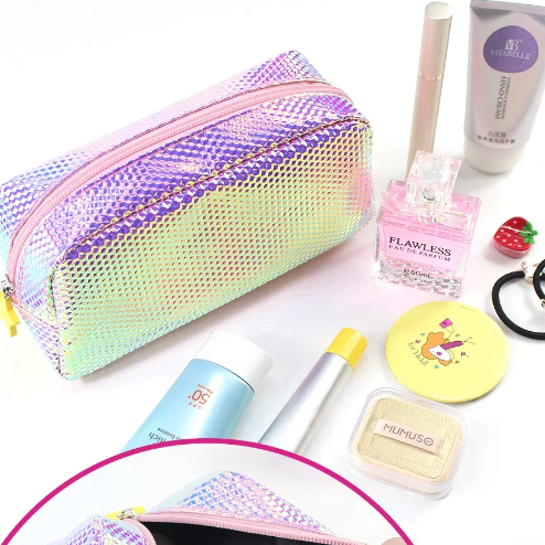 Fashionable large-capacity waterproof cosmetic bag