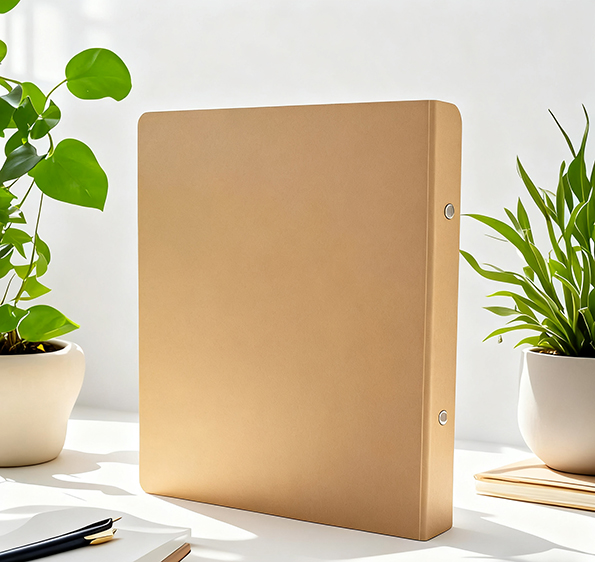 Simple kraft paper Ring Binder