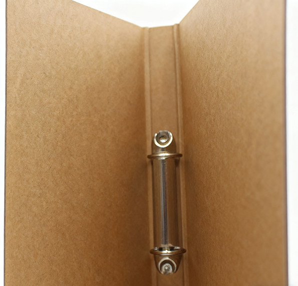 Simple kraft paper Ring Binder