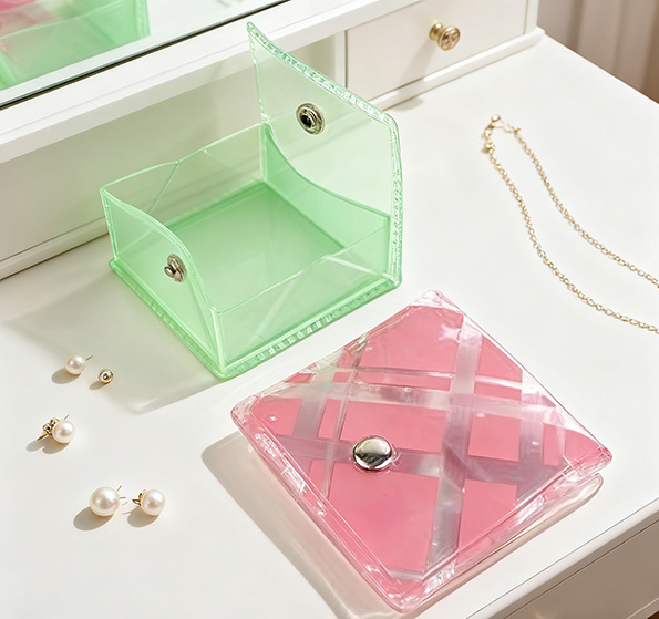 Exquisite Small Transparent PVC Coin Pouch