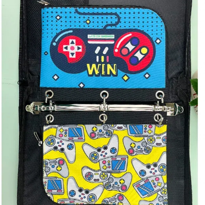 Fashionable Cartoon Printed Binder Pouch