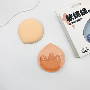 UUYP New Custom Quality Design Air Cushion BB Cream Concealer Foundation Blush Water Drop Large Size Powder Puffs With Box