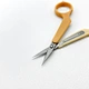 UUYP High Quality for Eyebrow Shave Hair Removal Slant Pointed Precision Professional Hair Trimming Scissors Eyebrow Scissors