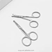 brow scissors
round tip scissors
curved and round facial hair scissors men