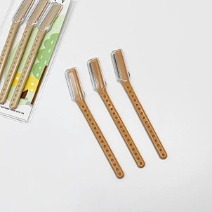 eyebrow trimmer price handy eyebrow trimmer eyebrow shaving trimmer green color Comfortable Handle Handy Price eyebrow trimmer for women brown eyebrow razor trimmer sharp blade shaver knife
Women's eyebrow razor
Brown eyebrow razor trimmer
Comfortable han