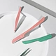 New Trend Popular Choice Angled Thinner Tip Eyebrow Tweezers Smooth Facial Hair Remover Plastic Handle Eyebrow Razor 2Pcs